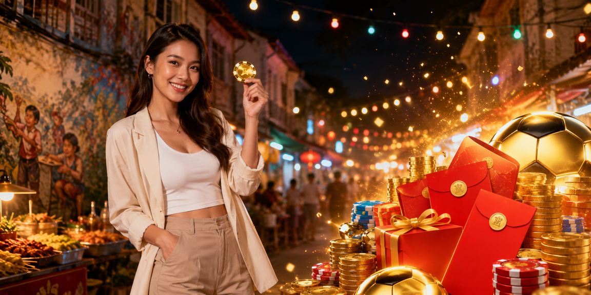 Amplop merah bonus selamat datang di 2co dengan tema tradisional Malaysia